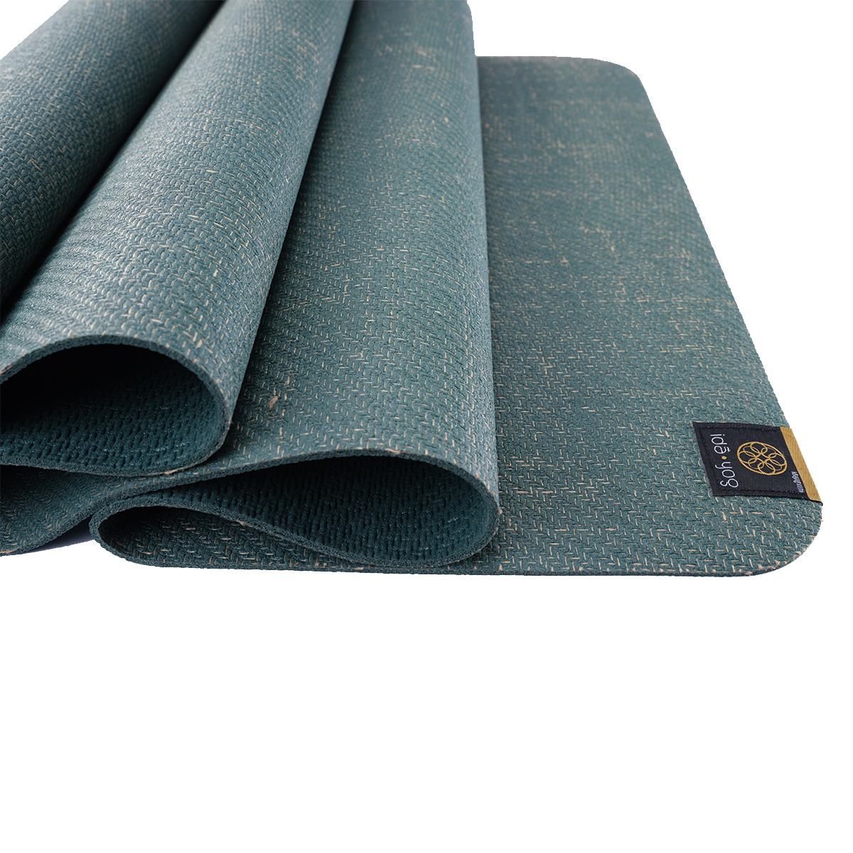 Masu Mudra - Premium Jute and Natural Rubber Yoga mat- Earthy grey