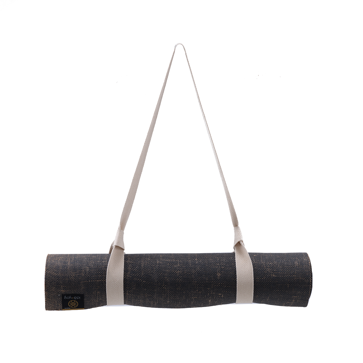 Pom Pom Yoga Mat Bag, Yoga Mat Carrier, Ethnic Yoga Sling, Gift